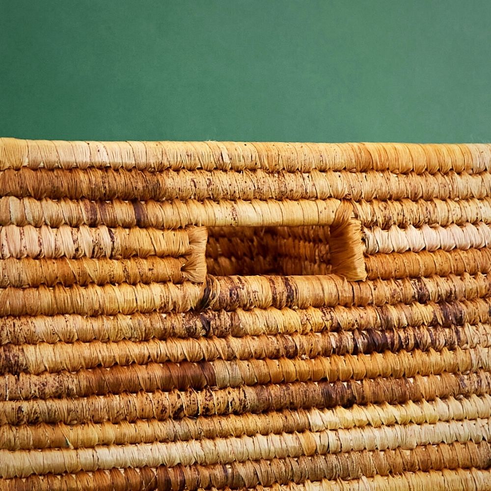 Large Banana Square Planter Shelf Basket