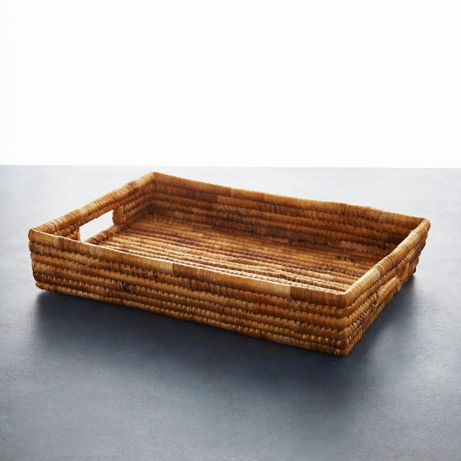 Large Banana Leaf Fruit Bread Office Rectangle Tray