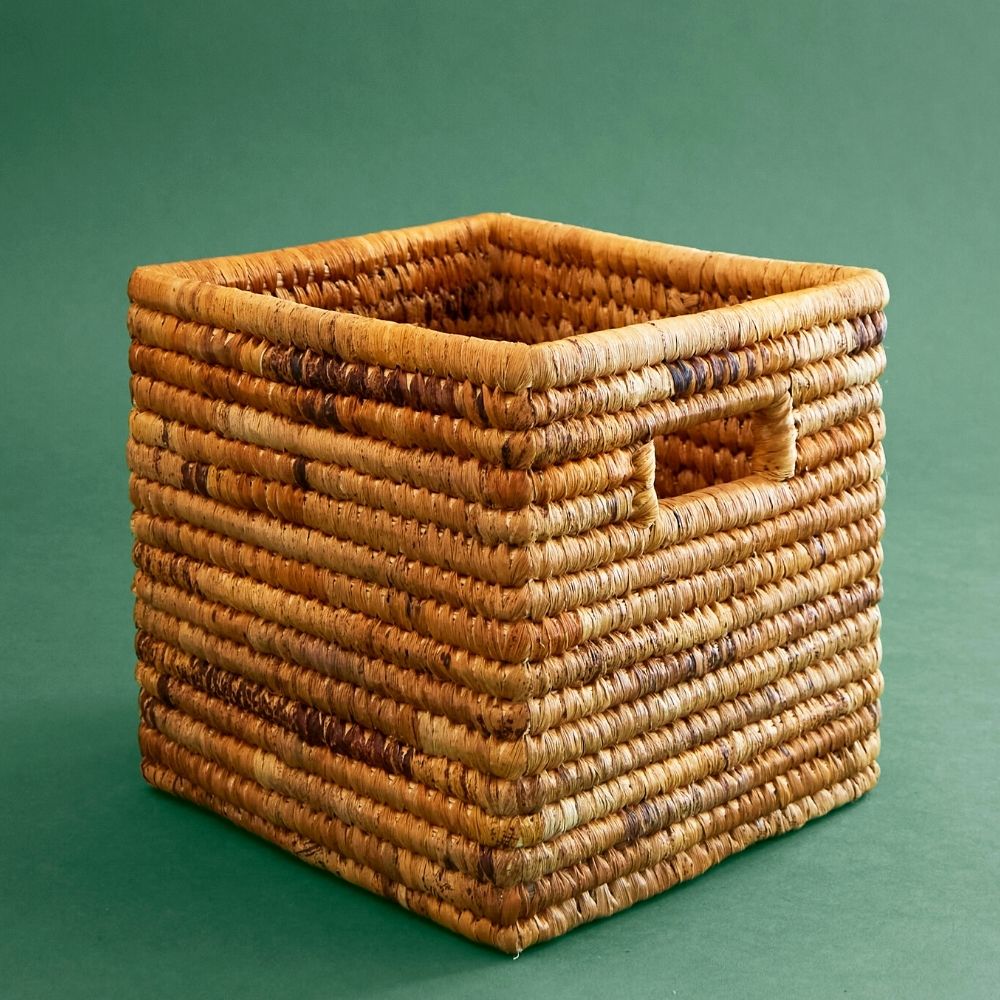 Small Banana Square Planter Shelf Basket